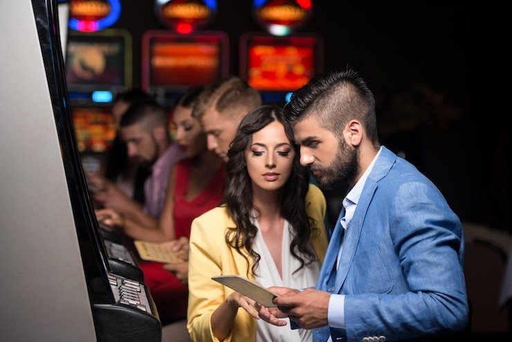 Tampilan antarmuka aplikasi mobile rapi99 dengan menu utama Liga 1 dan slot games